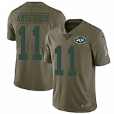 Nike Jets 11 Robby Anderson Olive Salute To Service Limited Jersey Dzhi,baseball caps,new era cap wholesale,wholesale hats